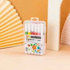 Bút lông màu acrylic marker 9053A thân tròn 1 đầu - 12 màu/ 24 màu/ 36màu/ 48màu/ 60màu/ 80màu