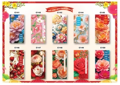 Bao lì xì Tết truyền thống 8x16cm C150 (túi 10 cái/ xấp 100 cái)