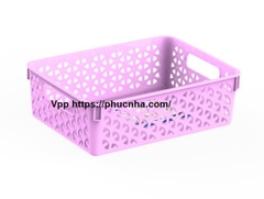 Rổ đan 2T1 27.8x21x7.7cm chữ nhật Duy Tân (25 cái/ kiện)