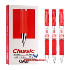 Bút gel bấm Baoke A35 classic 0.5mm (12)