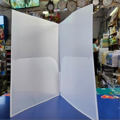 Bìa bướm, file 2 túi cạnh nhựa A4 LD dày (12)