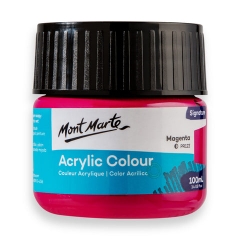 Màu nước acrylic 100ml Mont Marte - Màu Hủ Acrylic màu classic/ màu nhũ ánh kim/ màu phản quang