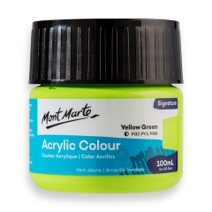 Màu nước acrylic 100ml Mont Marte - Màu Hủ Acrylic màu classic/ màu nhũ ánh kim/ màu phản quang