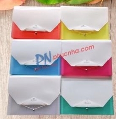 Cặp bìa 12 ngăn A4 nhựa thun gài VC F8214