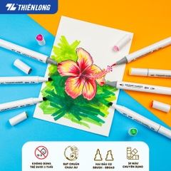 Bút lông màu mỹ thuật (lông dầu) Thiên Long Colokit AM-C002 art marker acrylic 2 đầu