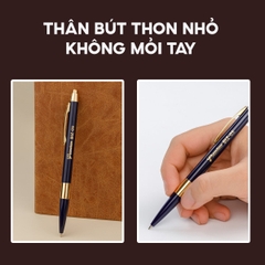 Bút bi Thiên Long Bizner BIZ-05 0.7mm, mực xanh hộp mica