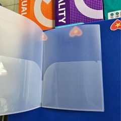 Bìa bướm, file 2 túi cạnh nhựa A4 LD dày (12)