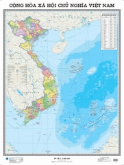 Bản đồ hành chính khổ A0 - Bản đồ Thế giới/ Bản đồ hành chính Việt Nam