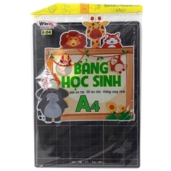 Bảng học sinh A4 Win B-04 đen phấn