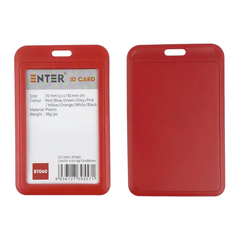 Bảng tên nhựa cứng Enter BT060 54x86mm (10)