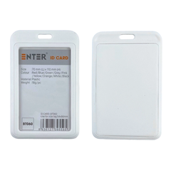 Bảng tên nhựa cứng Enter BT060 54x86mm (10)