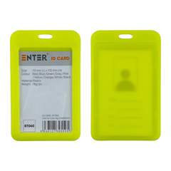 Bảng tên nhựa cứng Enter BT060 54x86mm (10)