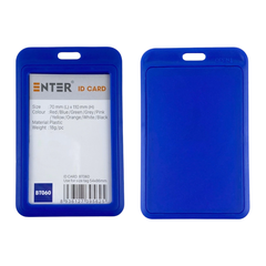 Bảng tên nhựa cứng Enter BT060 54x86mm (10)