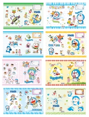 Bìa bao tập học sinh A5 bìa kiếng có lồng giấy in hình cute LV (10 tờ/ mẫu/ xấp) - Giấy bao tập, kính bao tập