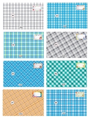 Bìa bao tập học sinh A5 bìa kiếng có lồng giấy in hình cute LV (10 tờ/ mẫu/ xấp) - Giấy bao tập, kính bao tập