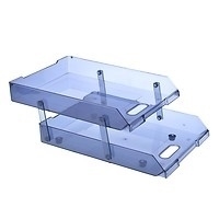 Kệ hồ sơ 2 tầng trượt mica A4 Xukiva 169-2