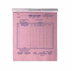 Phiếu xuất kho 2 liên A4 20x25cm 100 tờ/ 50 bộ (10)