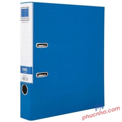 Bìa còng Deli F846-DB-ID 1 mặt xi A4 7cm xanh dương đậm (50)