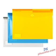 Bìa hồ sơ nút dán A4 Deli 5504
