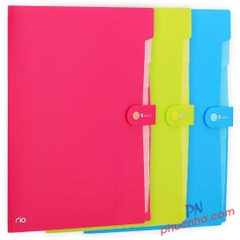 Bìa nhựa 8 ngăn A4 Deli B40102