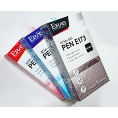 Bút bi Eras E173 semi gel mực Xanh/ Đỏ/ đen 0.5mm (20)