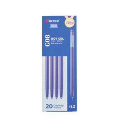 Bút gel Bitex G08 0.5mm (20)