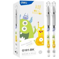 Bút gel Deli G101 0.5mm (12)