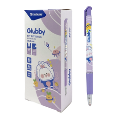 Bút bi Thiên Long GELB-046 Butter gel 0.5mm, mực xanh (20)