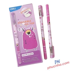 Bút gel xóa được Deli G55 0.5 tím (12)