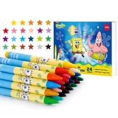 Bút sáp màu hình bọt biển Deli C219