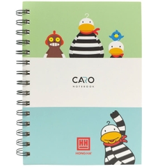 Sổ lò xo A5 Hồng Hà 4167 70gsm 200tr - Caro / Kẻ ngang