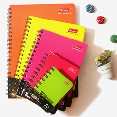 Sổ lò xo A4 Grand 8560 bìa nhựa 140 trang 70gsm (6q/ lốc trộn màu)
