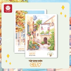 Tập Hải Tiến CITY 3026 200 trang sinh viên B5 60gsm 4 ly ngang (5/70)