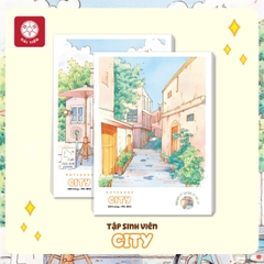 Tập Hải Tiến CITY 3026 200 trang sinh viên B5 60gsm 4 ly ngang (5/70)