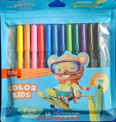 Bút lông màu Deli C161 Felt pen - 12 màu/ 18 màu/ 24 màu