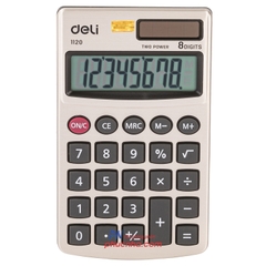 Máy tính Deli 1120 8 số máy nhỏ bỏ túi
