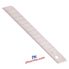 Lưỡi dao rọc giấy nhỏ 9mm Deli 2012 (10 lưỡi/ ống) (36/432)