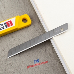 Lưỡi dao rọc giấy nhỏ 9mm Deli 2012 (10 lưỡi/ ống) (36/432)