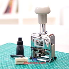 Dấu số nhảy tự động 6 số cao 5mm Deli 7506