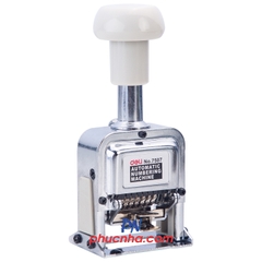 Dấu số nhảy tự động 7 số cao 5mm Deli 7507