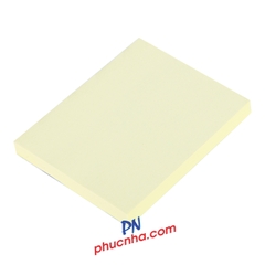 Giấy note dán Deli A00452 3x4inch màu vàng nhạt 100 tờ (12)