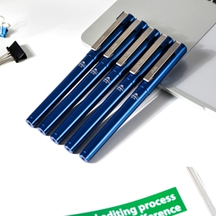 Bút gel ký Deli G61-BL Upal 1.0mm, xanh (12)