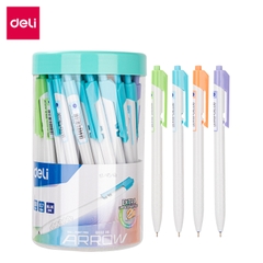 Bút bi dầu Deli Q03236 0.7mm (50) Mực xanh