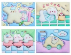 Bìa nút hình A4 nhiều mẫu (12 cái/ xấp mix mẫu)