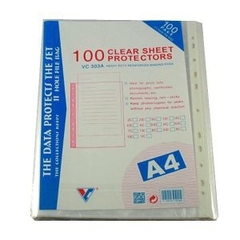 Bìa lỗ A4 400g tem xanh (60 xấp/ T)