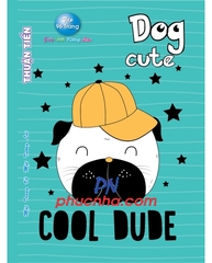 Tập HS Thuận Tiến Dog cute 96tr 80gsm caro 4 ô ly (10/120)
