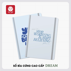 Sổ bìa cứng Hải Tiến Dream 5 9561 13.5x195mm 160 trang 100gsm - Kẻ caro (56)