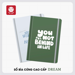 Sổ bìa cứng Hải Tiến Dream 5 9561 13.5x195mm 160 trang 100gsm - Kẻ caro (56)