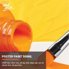 Màu vẽ poster 500ml Mont Marte