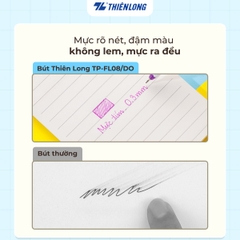 Bút lông kim Thiên Long Điểm 10 TP-FL08/DO Doremon 0.3mm, mực tím (10/720)